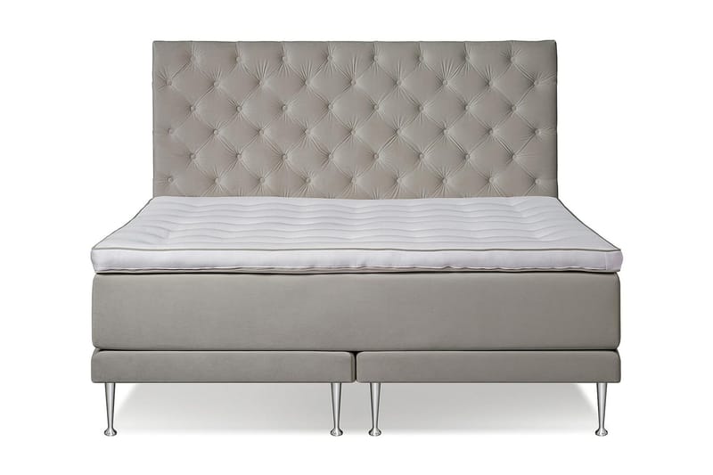 VICTORIA Kontinentalseng 180 - Beige - Møbler - Senger - Kontinentalsenger