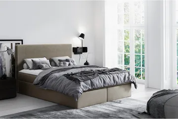 Laargard Kontinentalseng med Oppbevaring 140x200 - Beige - Møbler - Senger - Kontinentalsenger