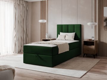 Laggano sengepakke kontinentalseng 100x200 cm - mørkegrønn - Møbler - Senger - Kontinentalsenger