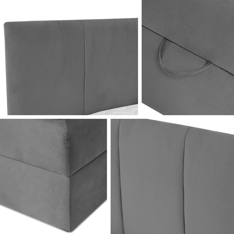 Laggano sengepakke kontinentalseng 160x200 cm - krembeige - Møbler - Senger - Kontinentalsenger