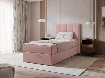 Laggano sengepakke kontinentalseng 80x200 cm - Polo 882 rosa - Møbler - Senger - Kontinentalsenger