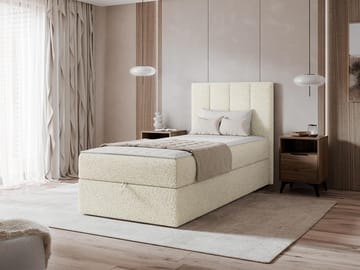 Laggano sengepakke kontinentalseng 90x200 cm - beige - Møbler - Senger - Kontinentalsenger