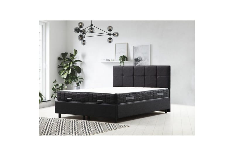 Lalmuni Komplett Sengepakke 120x200 cm - Antrasitt - Møbler - Senger - Komplett sengepakke