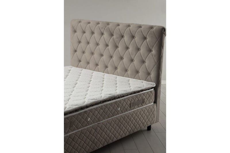 Lamoon Komplett Sengepakke 120x200 cm - Beige - Møbler - Senger - Komplett sengepakke