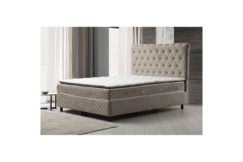 Lamoon Komplett Sengepakke 120x200 cm - Beige - Møbler - Senger - Komplett sengepakke