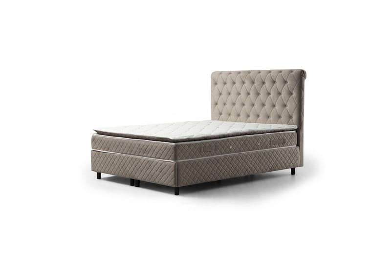 Lamoon Komplett Sengepakke 120x200 cm - Beige - Møbler - Senger - Komplett sengepakke