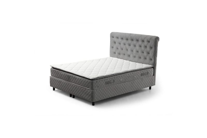 Lamoon Komplett Sengepakke 120x200 cm - Grå - Møbler - Senger - Komplett sengepakke