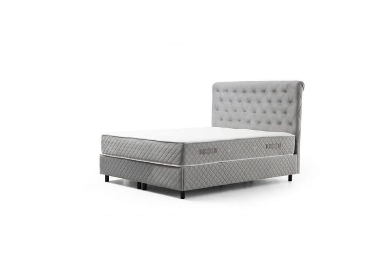 Lamoon Komplett Sengepakke 120x200 cm - Grå - Møbler - Senger - Komplett sengepakke