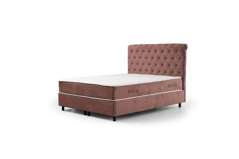 Lamoon Komplett Sengepakke 120x200 cm - Rødmende rosa - Møbler - Senger - Komplett sengepakke