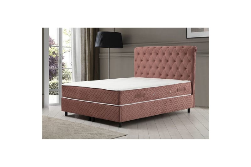 Lamoon Komplett Sengepakke 120x200 cm - Rødmende rosa - Møbler - Senger - Komplett sengepakke
