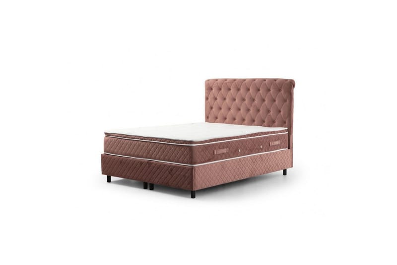 Lamoon Komplett Sengepakke 140x200 cm - Rødmende rosa - Møbler - Senger - Komplett sengepakke