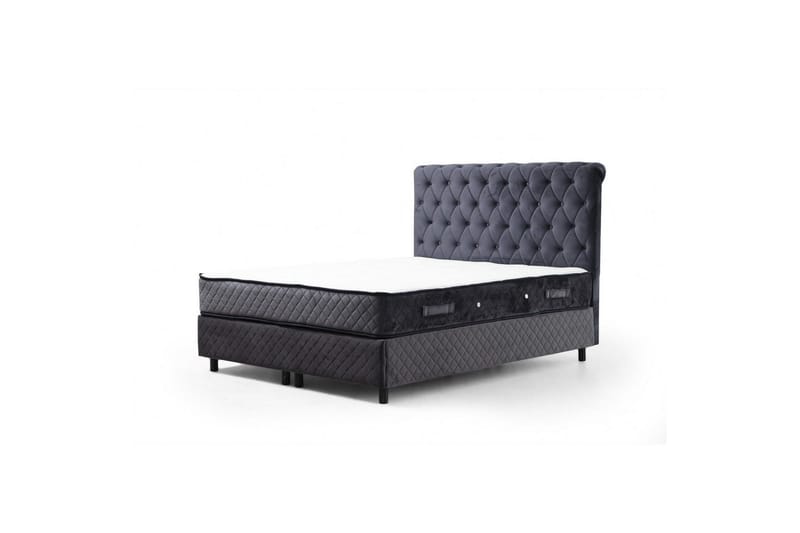 Lamoon Komplett Sengepakke 150x200 cm - Antrasitt - Møbler - Senger - Komplett sengepakke