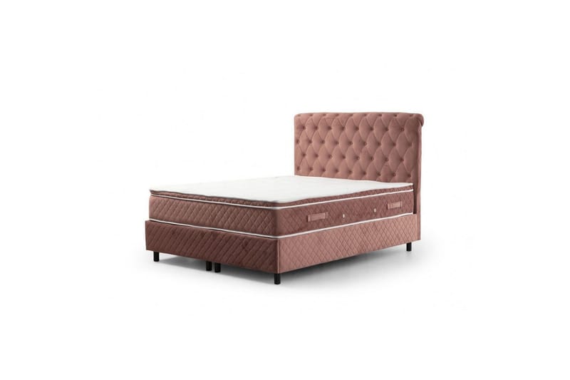 Lamoon Komplett Sengepakke 160x200 cm - Rødmende rosa - Møbler - Senger - Komplett sengepakke