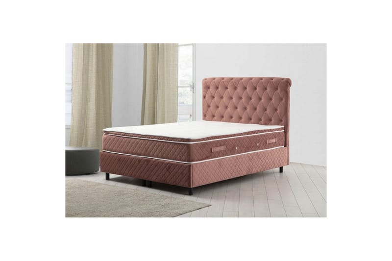 Lamoon Komplett Sengepakke 160x200 cm - Rødmende rosa - Møbler - Senger - Komplett sengepakke