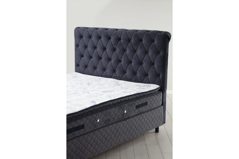Lamoon Komplett Sengepakke 90x190 cm - Antrasitt - Møbler - Senger - Komplett sengepakke