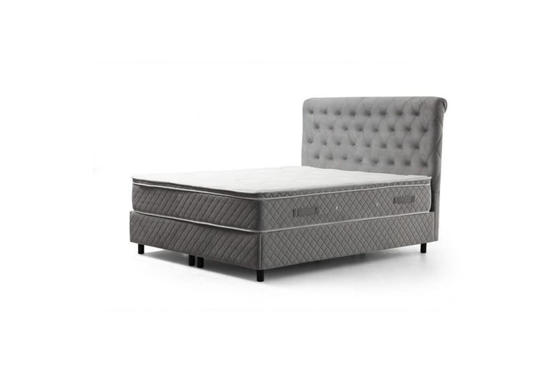 Lamoon Komplett Sengepakke 90x190 cm - Grå - Møbler - Senger - Komplett sengepakke