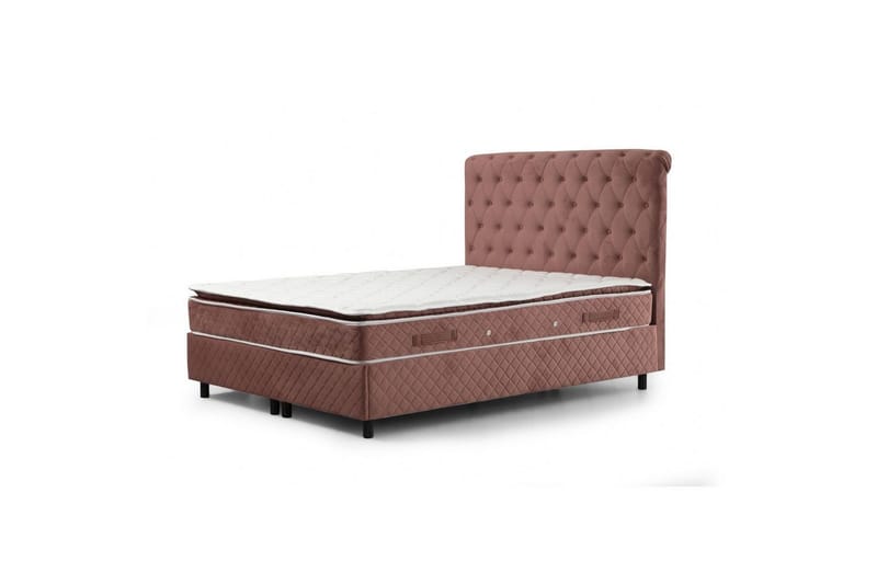 Lamoon Sengepakke Ramme Seng 120x200 cm - Rødmende rosa - Møbler - Senger - Rammeseng