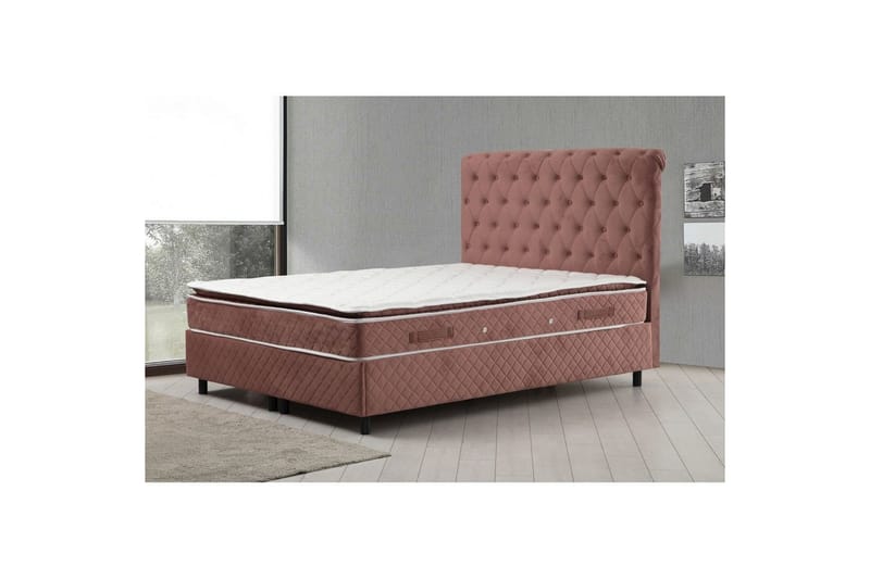 Lamoon Sengepakke Ramme Seng 120x200 cm - Rødmende rosa - Møbler - Senger - Rammeseng