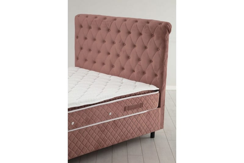 Lamoon Sengepakke Ramme Seng 120x200 cm - Rødmende rosa - Møbler - Senger - Rammeseng