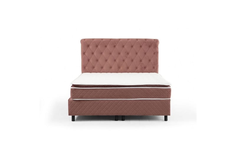 Lamoon Sengepakke Ramme Seng 150x200 cm - Rødmende rosa - Møbler - Senger - Rammeseng