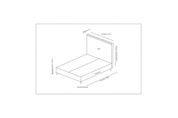 Lamoon Sengeramme 150x200 cm - Antrasitt - Møbler - Senger - Sengeramme & sengestamme
