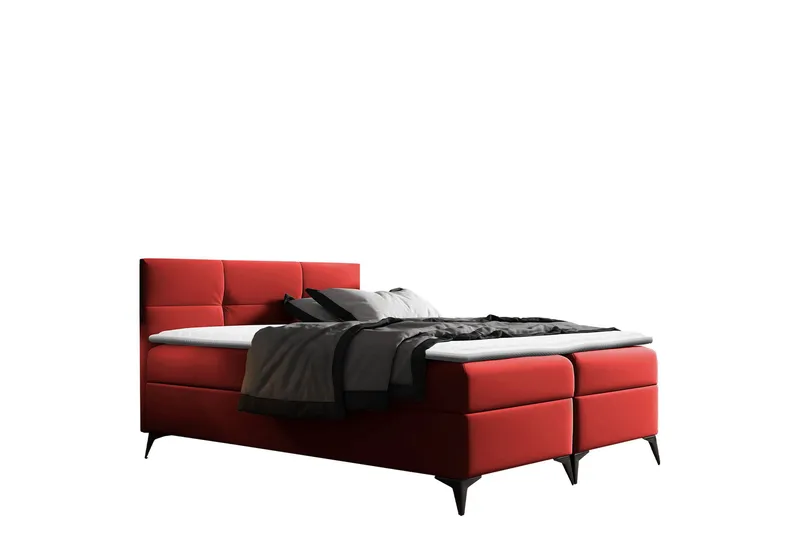 Leckersbo Sengpakke Kontinentalseng 120x200 cm, Rød
