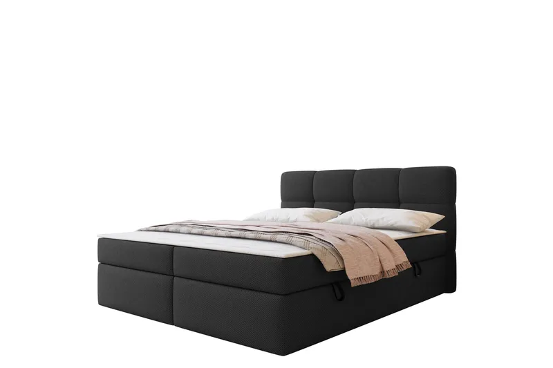Leckersbo Sengpakke Kontinentalseng 160x200 cm, Svart
