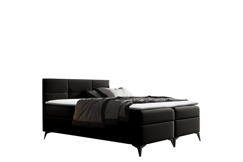 Leckersbo Sengpakke Kontinentalseng 200x200 cm, Svart
