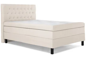 Lucky Komplett Sengepakke 140x200 Lateks Diamant Sengegavl - Beige - Møbler - Senger - Kontinentalsenger
