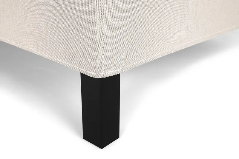 Lucky Komplett Sengepakke 160x200 Lateks Glatt Sengegavl - Beige - Møbler - Senger - Kontinentalsenger