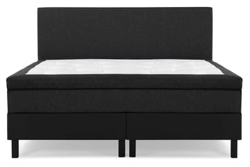 GlattSengegavl 160 cm - Svart|Grå|Pu