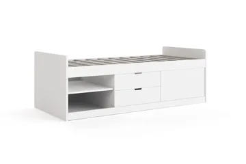 Lundvik Sängram 90x200 cm med förvaring Basic Home No middle mattress - Møbler - Senger - Sengeramme & sengestamme