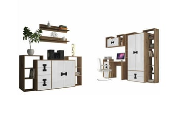 Castlebay Möbelset För Sovrum White - Møbler - Senger - Møbelsett til soverom