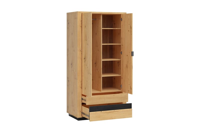 Forja Soveromssett 101x56 cm - Natur/Svart - Møbler - Senger - Møbelsett til soverom