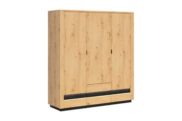 Forja Soveromssett 181x56 cm - Natur/Svart - Møbler - Senger - Møbelsett til soverom