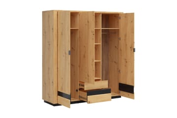 Forja Soveromssett 181x56 cm - Natur/Svart - Møbler - Senger - Møbelsett til soverom