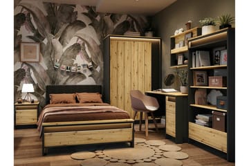 Rathmore Møbelsett For Soverommet - Svart - Møbler - Senger - Møbelsett til soverom