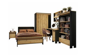 Rathmore Møbelsett For Soverommet - Svart - Møbler - Senger - Møbelsett til soverom