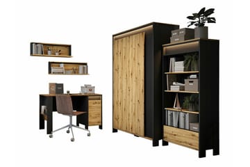 Rathmore Møbelsett For Soverommet - Svart - Møbler - Senger - Møbelsett til soverom