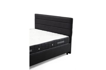 Madrass, Underdel og Hodegjerde Sonyi Sett Antrasitt - 120 x 114 x 200 cm - Møbler - Senger - Sengeramme & sengestamme