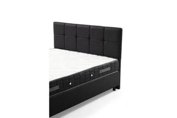 Madrass, Underdel og Hodegjerde Sudalmuni sett antrasitt - 120 x 114 x 200 cm - Møbler - Senger - Sengeramme & sengestamme