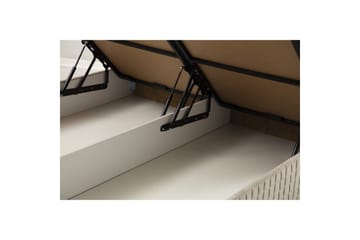 Madrass, Underdel og Hodegjerde Sudamal Sett Brun - 90 x 114 x 190 cm - Møbler - Senger - Rammeseng