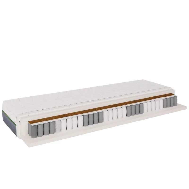 Brylan springfjærmadrass 180x200 cm - hvit - Møbler - Senger - Madrasser - Overmadrass