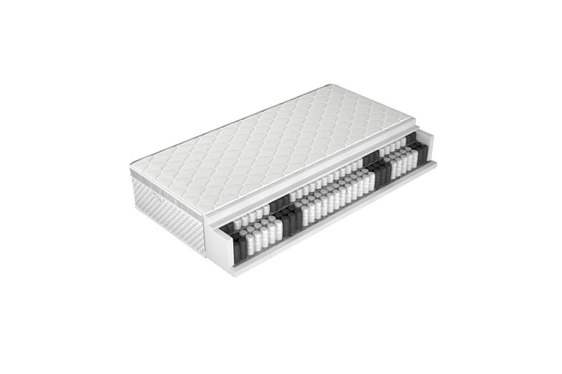 Freda Fjærmadrass 120x200 cm - Hvit - Møbler - Senger - Madrasser - Springfjærmadrass & rammemadras