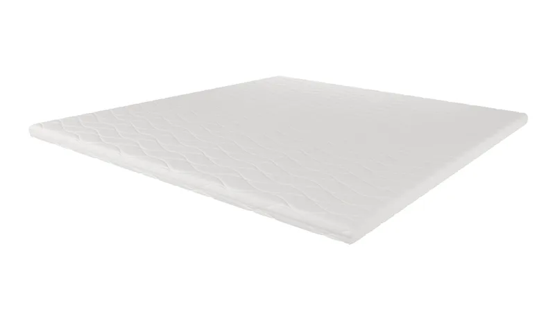 HVILA Latex overmadrass i punktelastisk lateks 160x200 cm – 7 cm medium/fast, vaskbart trekk