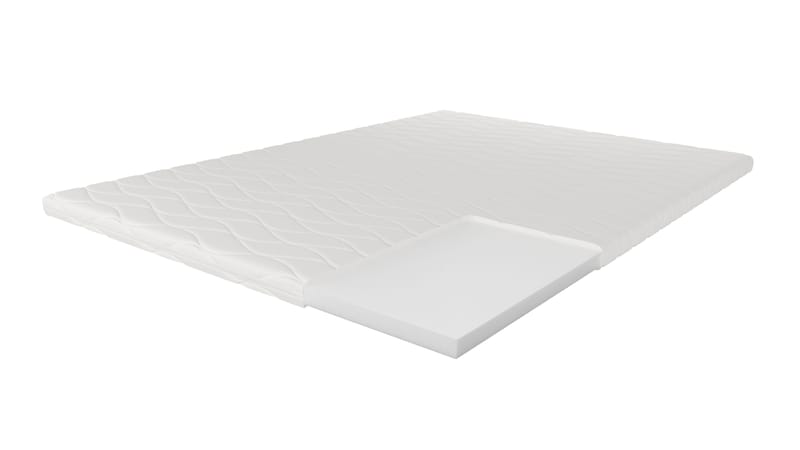 HVILA Overmadrass 120x200 cm – 7 cm myk/medium memoryskum, trykkavlastende med vaskbart trekk - Møbler - Senger - Madrasser - Skummadrass