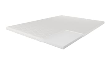 HVILA Overmadrass 120x200 cm – 7 cm polyeterskum, myk/medium med vaskbart trekk - Møbler - Senger - Madrasser - Skummadrass
