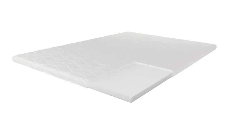 HVILA Overmadrass 140x200 cm – 7 cm myk/medium memoryskum, trykkavlastende med vaskbart trekk - Møbler - Senger - Madrasser - Overmadrass