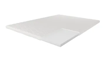 HVILA Overmadrass 140x200 cm – 7 cm polyeterskum, myk/medium med vaskbart trekk - Møbler - Senger - Madrasser - Skummadrass