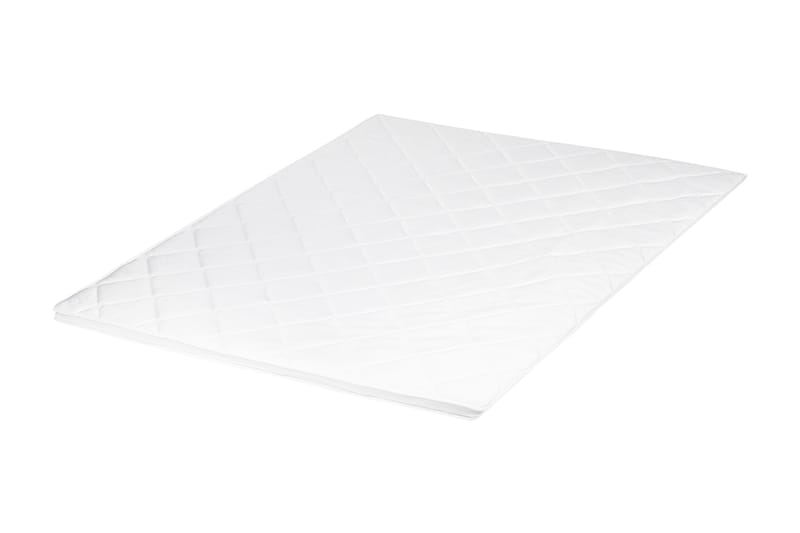 HVILA Overmadrass 160x200 cm – 7 cm Myk/Medium polyeterskum, vendbar sommer- og vinterside, vaskbart trekk - Møbler - Senger - Madrasser - Overmadrass